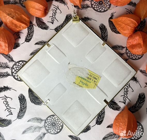 Планкетка панно Румыния винтаж тарелка на стену