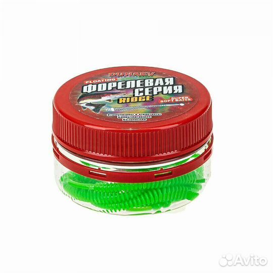 Приманка DT-ridge 80мм-5шт, цвет зеленый плавающая