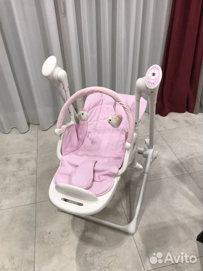 Стульчик качели для кормления carrello