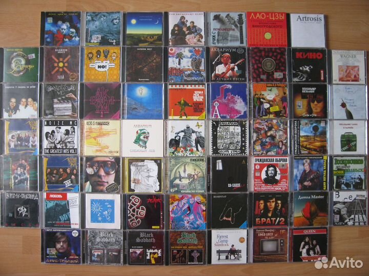 Компакт диски фирменные метал рок панк поп разное