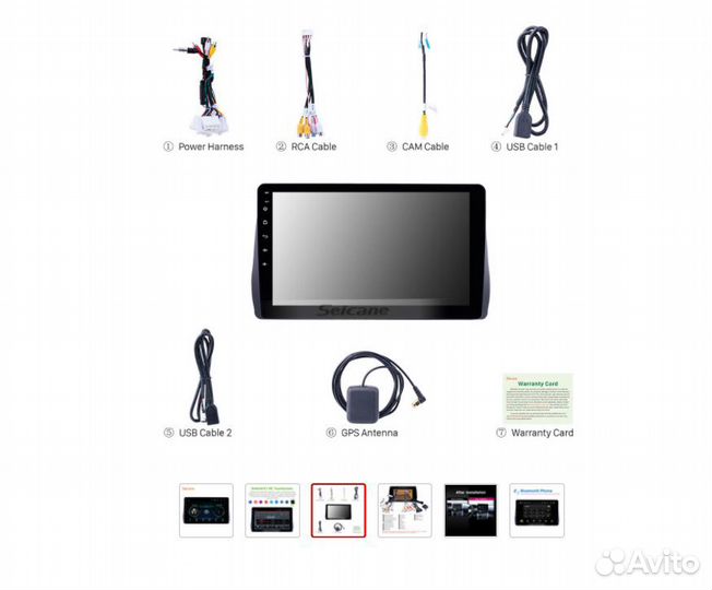 Toyota Wish 2009 - 2012 Android 8.1 магнитола 10