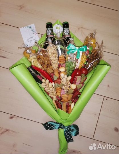 Мужские букеты съедобные