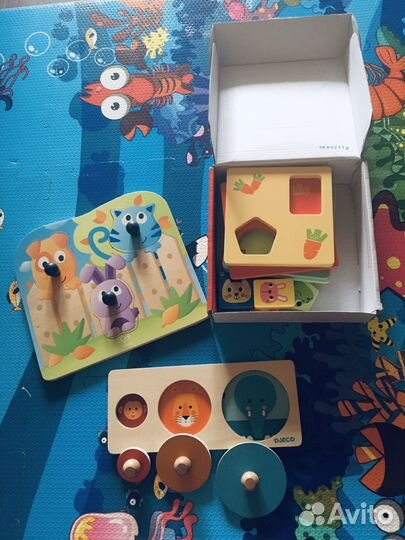 Рамки вкладыши, развивающие игрушки