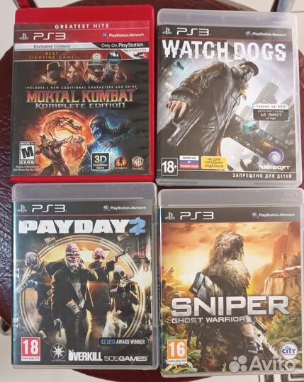 Игры диски для PS3