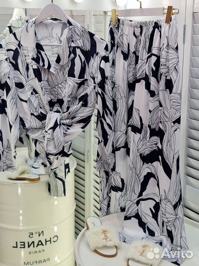 Домашний костюм шелковый