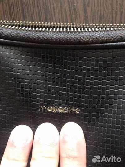 Мужская кожаная сумка через плечо