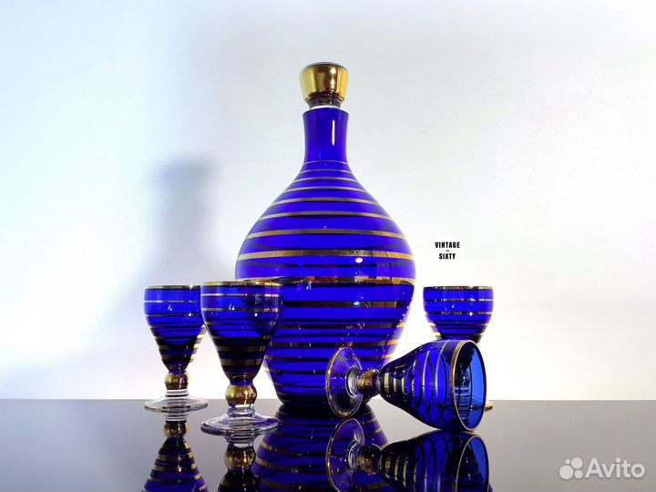 Набор для ликёра Богемия Чехословакия 60-е гг