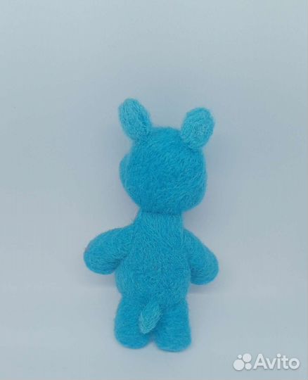 Бегемотик авторская игрушка ручная работа