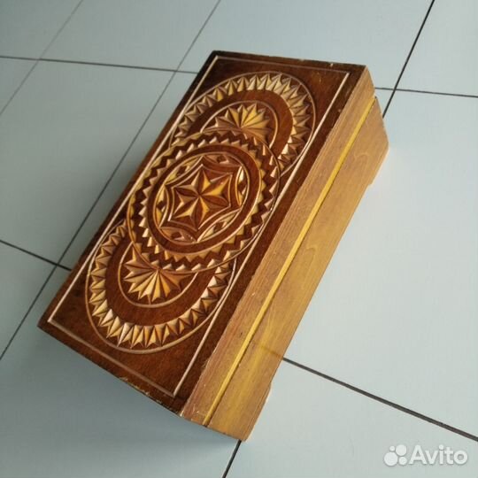 Деревянная шкатулка СССР