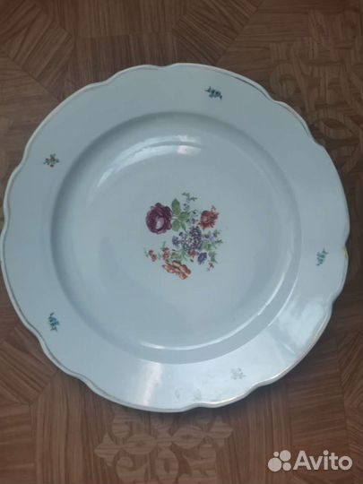 Большая тарелка блюдо Дулево