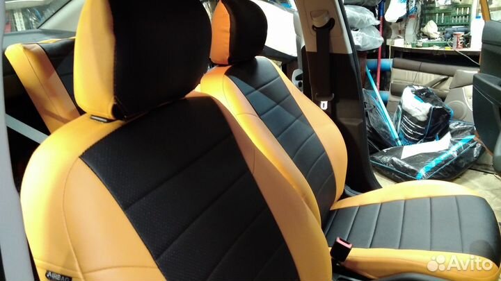 Авточехлы для Хёндай Солярис с 2017 с установкой