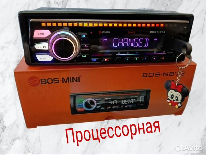 Процессорная магнитола 1 din Boss-Mini Boss-872DSP