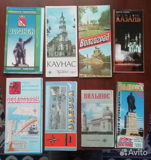 Туристские карты-схемы СССР и России