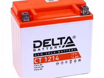 Аккумулятор delta ст-1214 зал.п.п. (YTX14-BS)