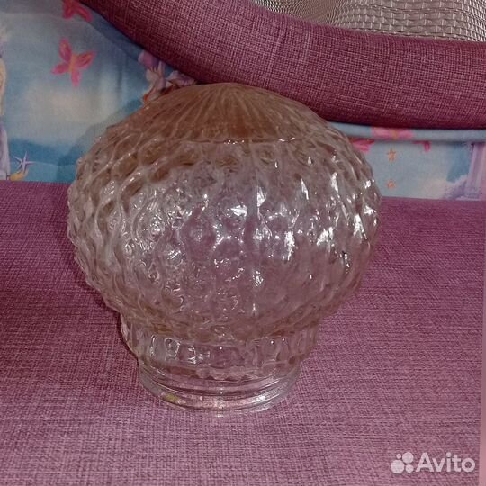 Плафон стекло под хрусталь СССР