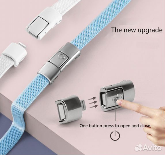 Шнурки для обуви с фиксатором без завязывания