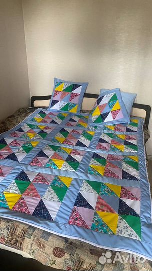 Лоскутное одеяло ручной работы