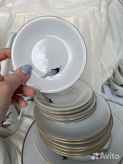 Кофейный сервиз ГДР Freiberger