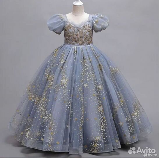 Платье нарядное новогоднее 140