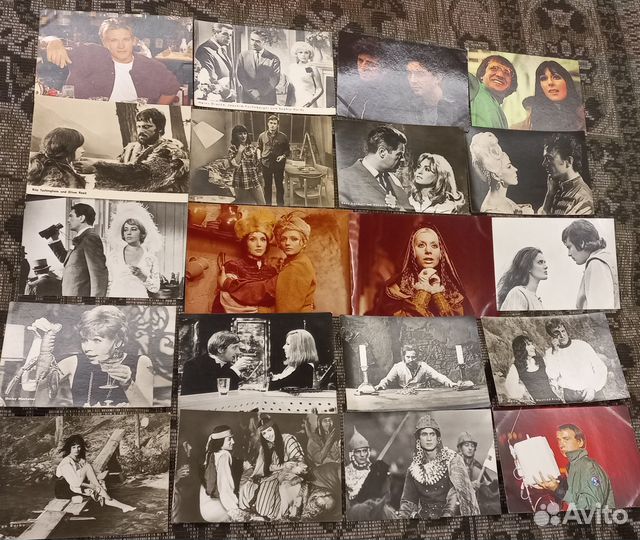 Открытки с зарубежными актерами