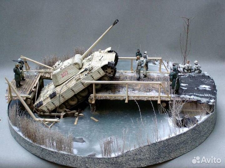 Модели танков диорамы макеты панорамы WW2