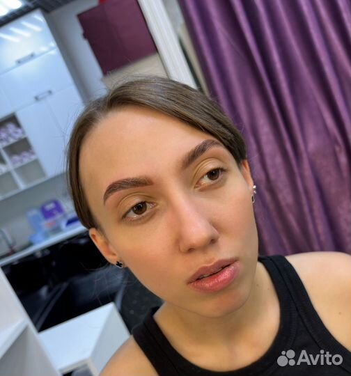 Коррекция, окрашивание и долговременная укладка бр