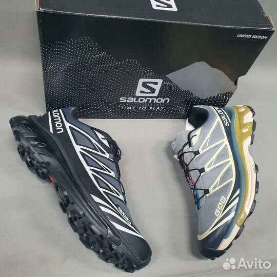 Кроссовки salomon xt6 Black размеры от 41 до 45