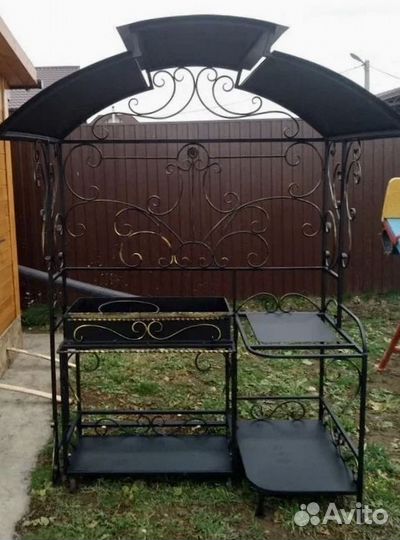 Мангал с крышей и печкой от производителя