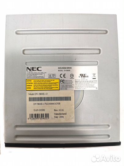 Оптический привод IDE DVD-ROM NEC DV-5800E
