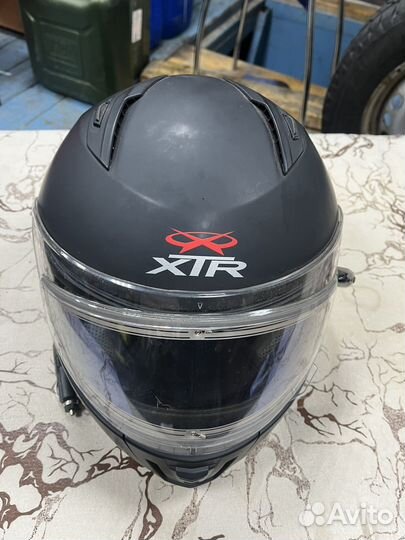 Шлем сподогревом для снегохода