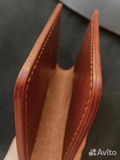 Обллжка на паспорт из натуральной кожи
