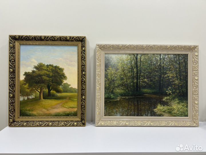 Картины маслом 2шт