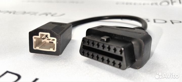 Переходник Honda Хонда 3 pin на OBD2 16 pin