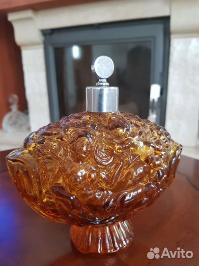 Винтажный парфюмерный флакон, Чехословпкия, старый