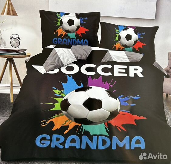 Постельное белье 1,5спальное Футбол