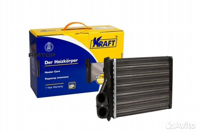 Kraft KT 104060 Радиатор отопителя Renault Logan