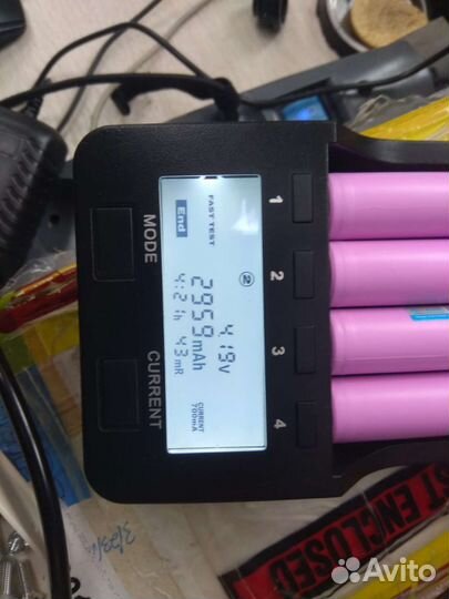 Литиевые батарейки 18650 2900 мА