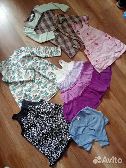 Вещи пакетом на девочку на рост 92 98см