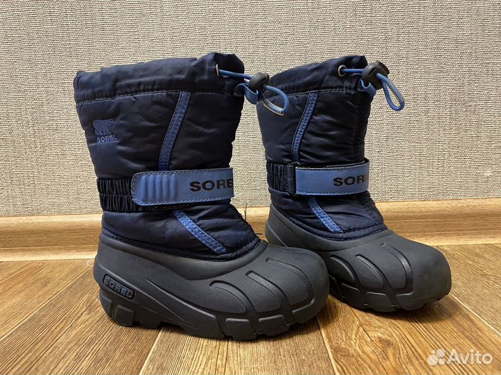 Сапоги для мальчика Sorel детские зимние