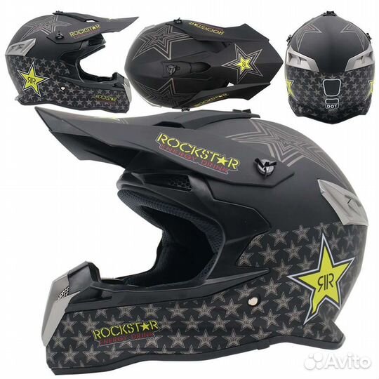 Шлем RockStar кроссовый эндуро