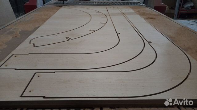 Фрезеровка на чпу 2000*4000. Массив, мдф, полимер