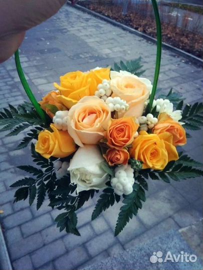 Цветы розы букет