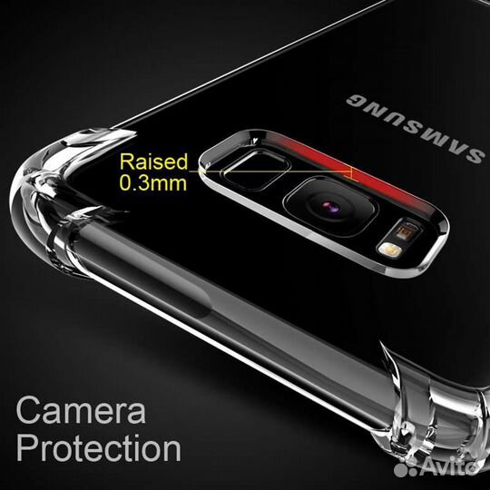 Прозрачный чехол на Samsung s10e