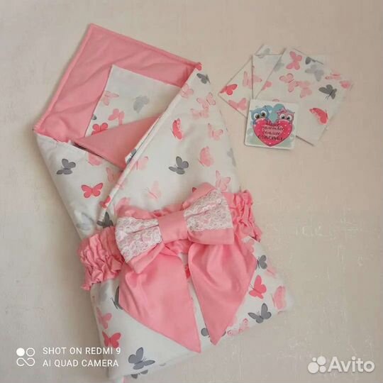 Конверт на выписку для девочки весна осень