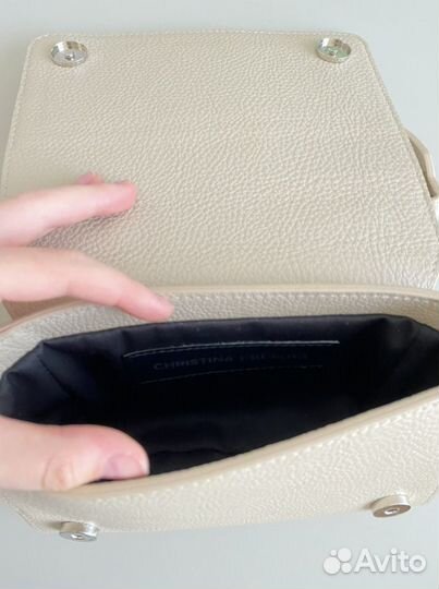 Сумка odri mini christina urusova бежевая