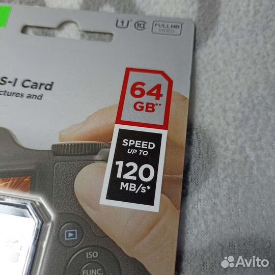 Карта памяти SD Sandisk 64 гб (новая)