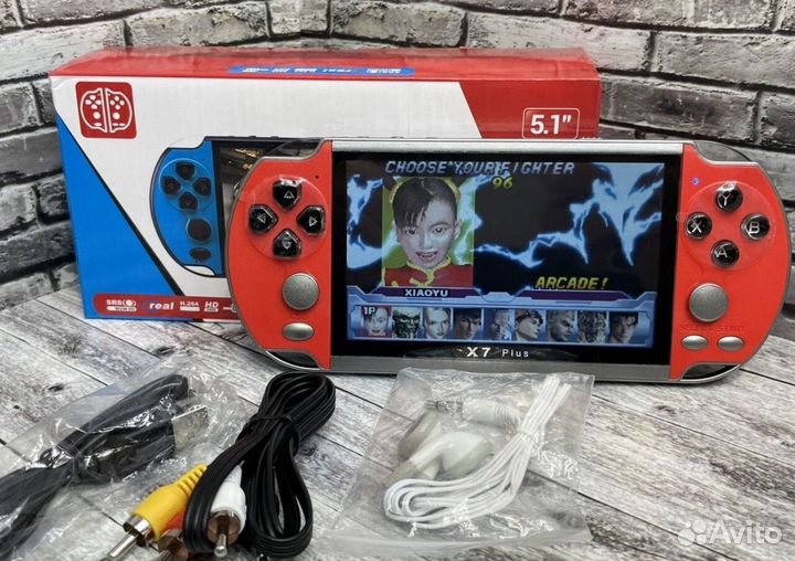Портативная игровая приставка с большим экраном