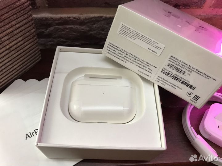 Airpods Pro с шумоподавлением гарантия+доставка