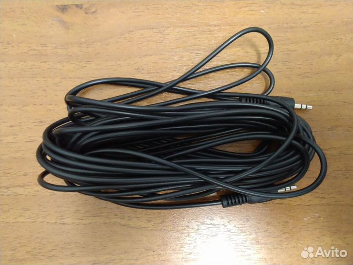 Аудиокабель (удлинитель) 3pin 3,5 jack 10 метров