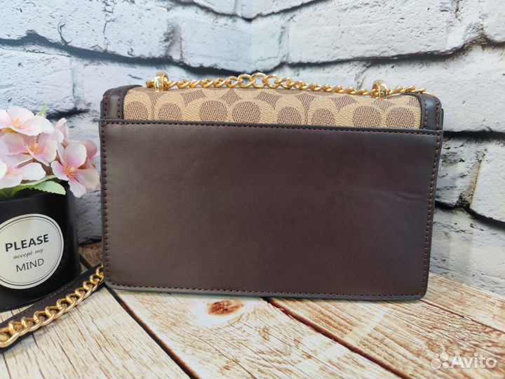 Сумка Coach Тëмно-коричневая